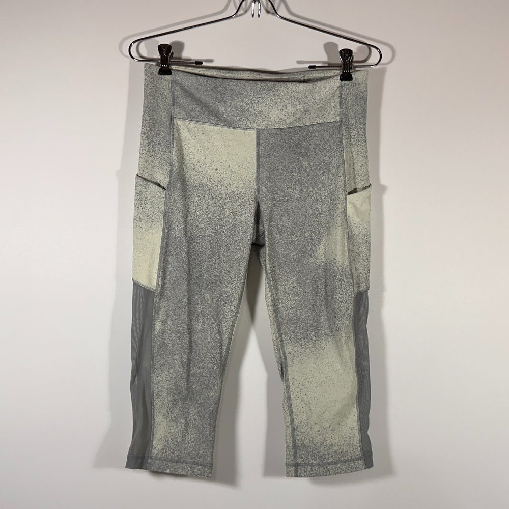 Lululemon Speed Up Crop Mesh 21" Leggings Women Size 8